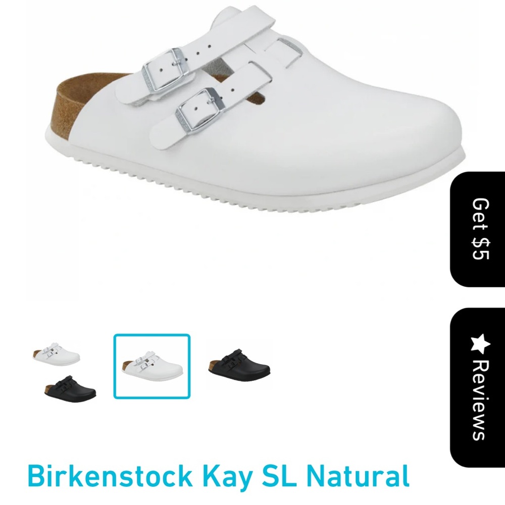 Birki’s by Birkenstock Kay leather clogs